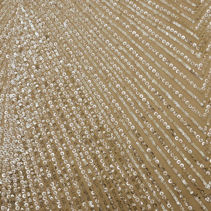Imported Net Sequins Embroidery Fabric