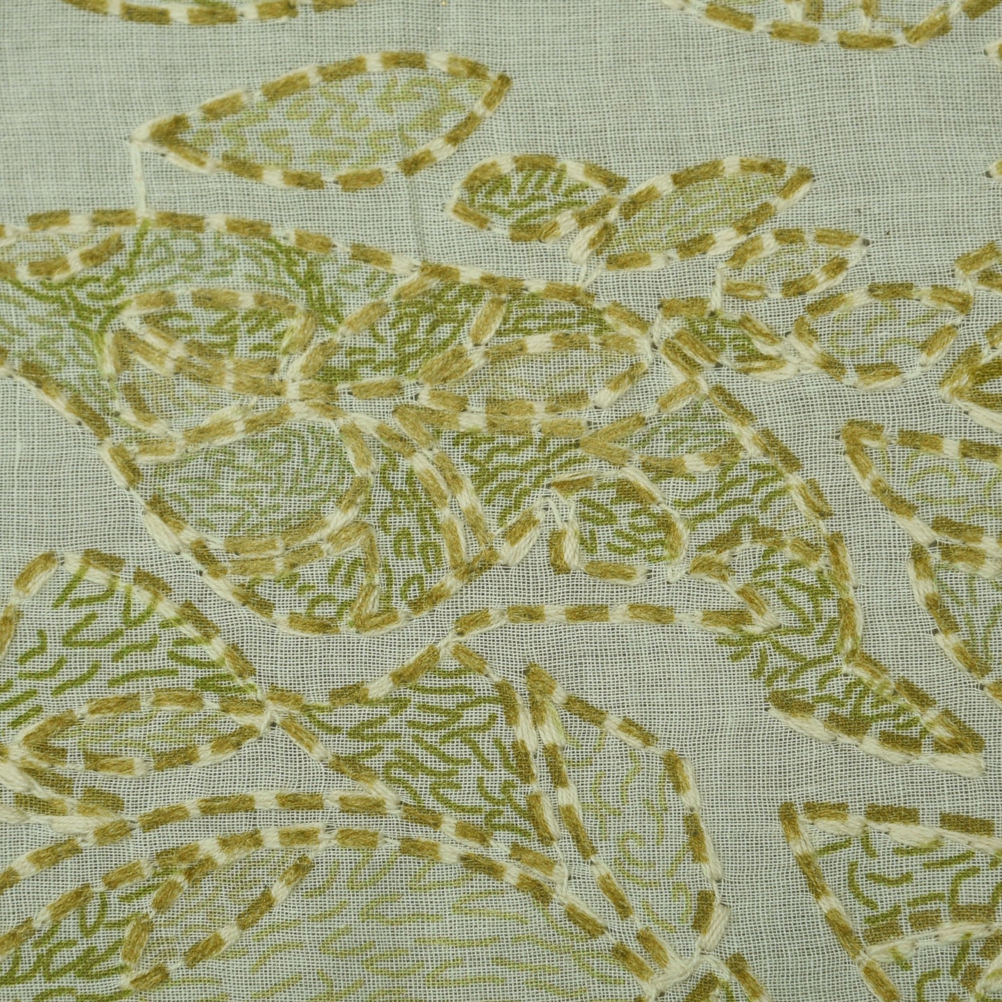 Cotton Position Print Embroidery Fabric