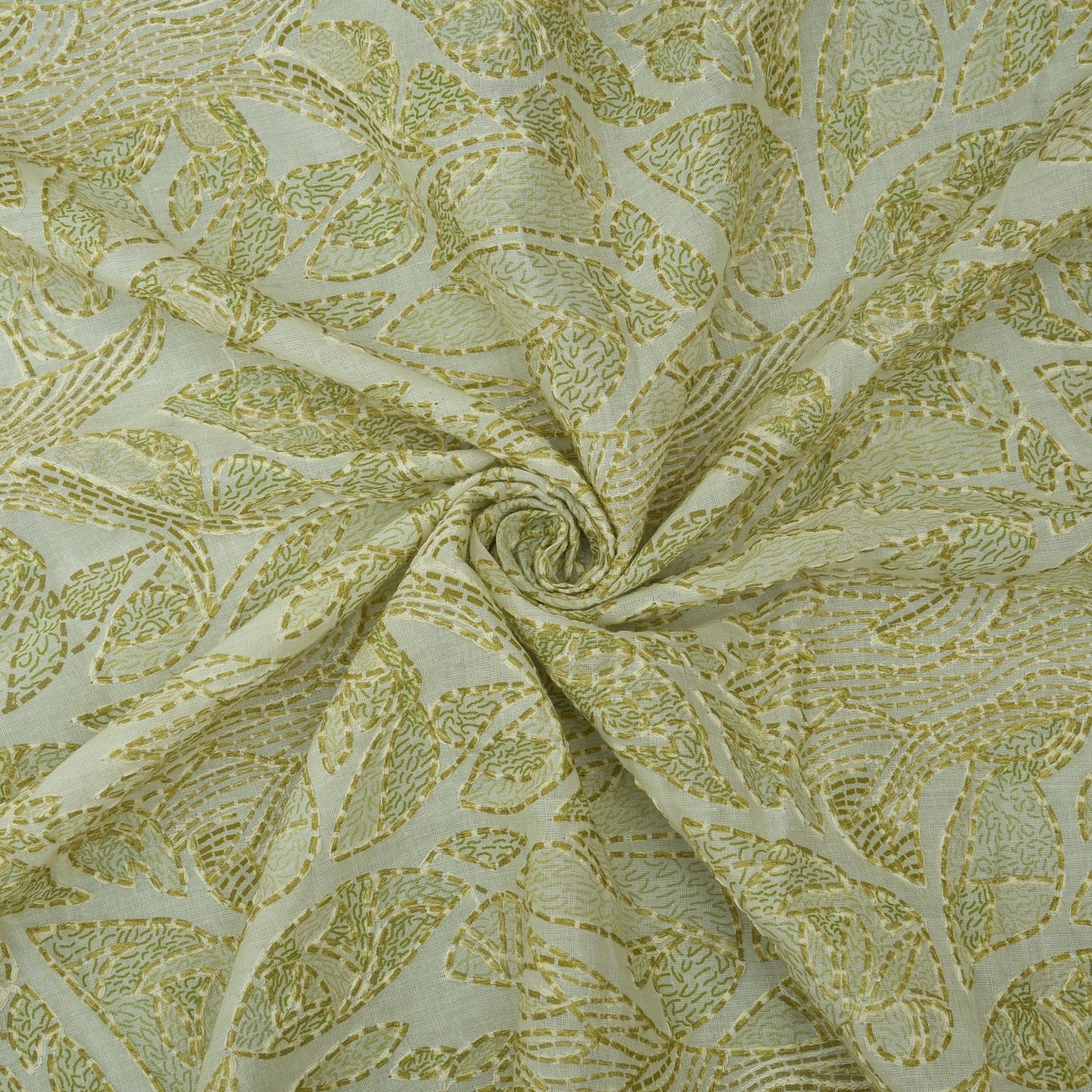 Cotton Position Print Embroidery Fabric