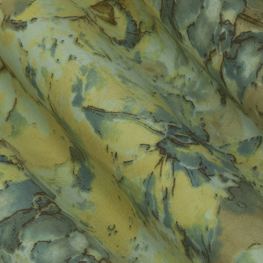 Multicolor Chiffon Print Fabric