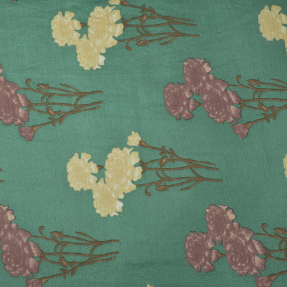 Floral Chanderi Print Fabric