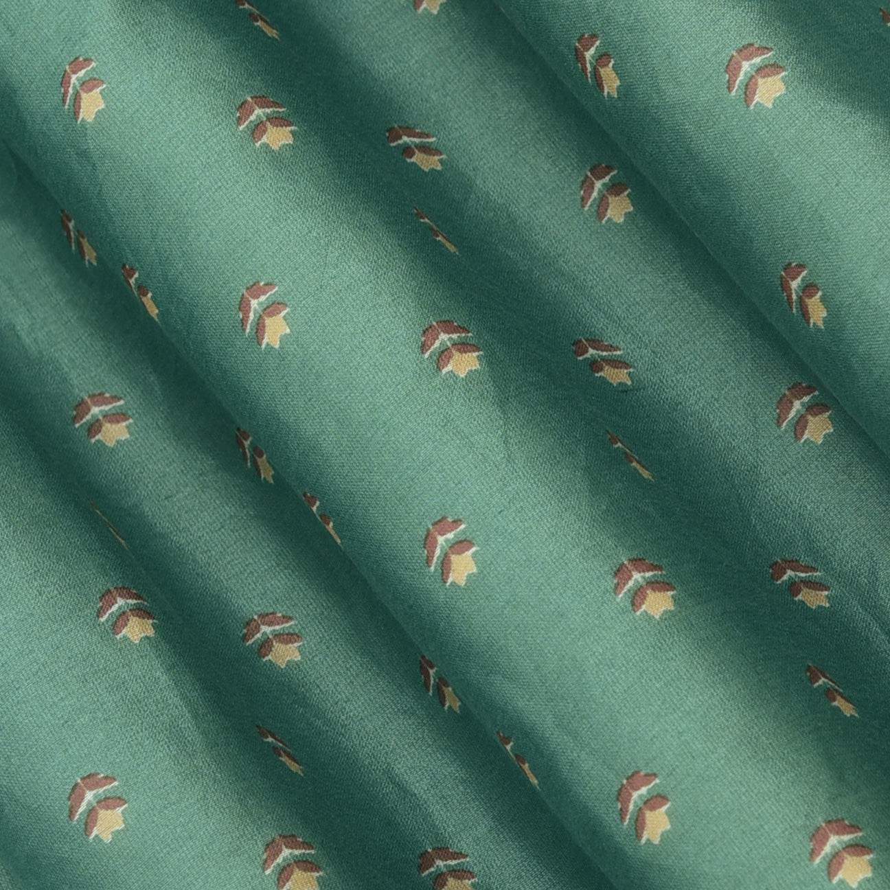 Floral Chanderi Print Fabric