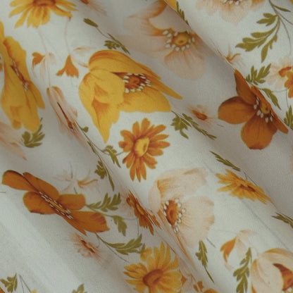 Multicolor Georgette Print Fabric