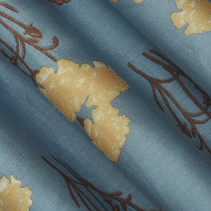 Floral Chanderi Print Fabric