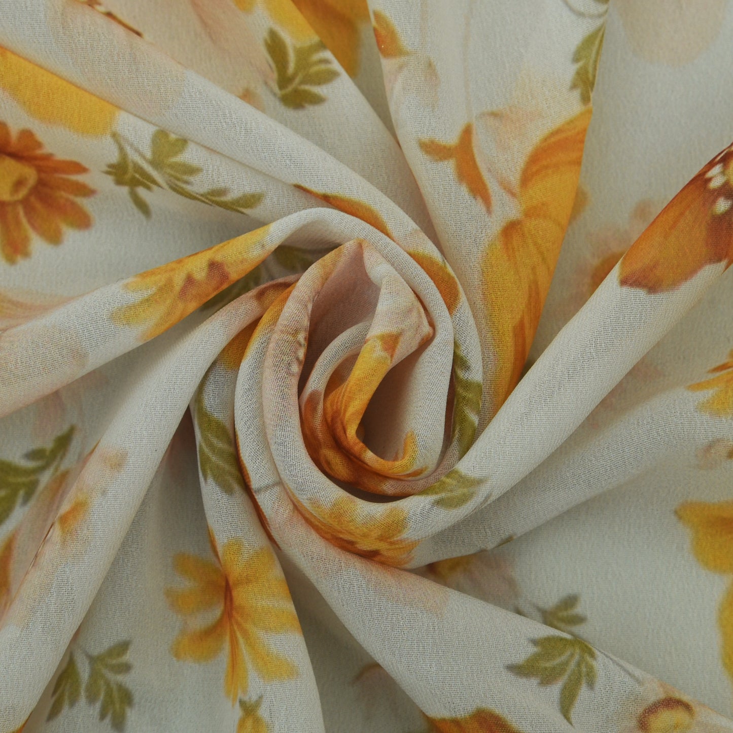 Multicolor Georgette Print Fabric