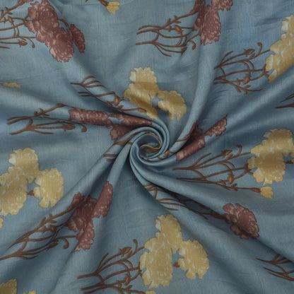 Floral Chanderi Print Fabric
