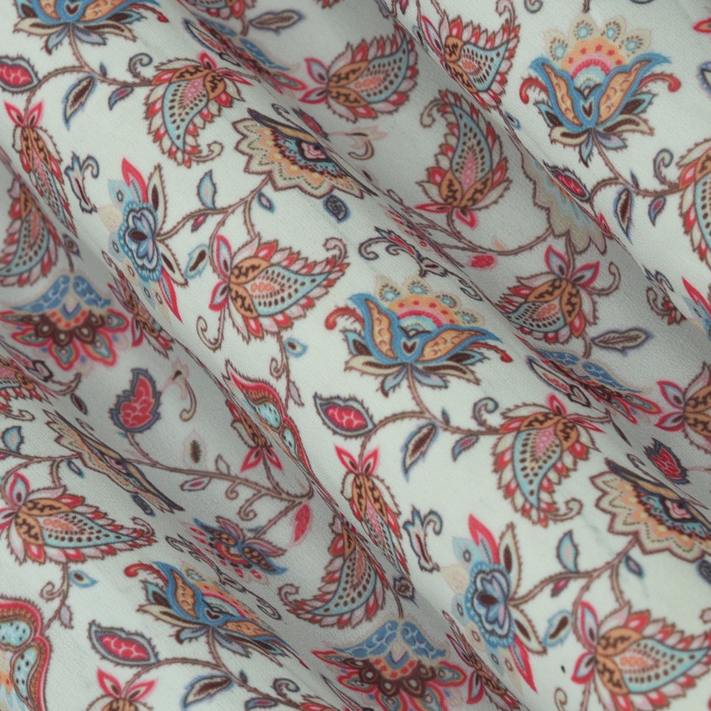 Multicolor Georgette Print Fabric