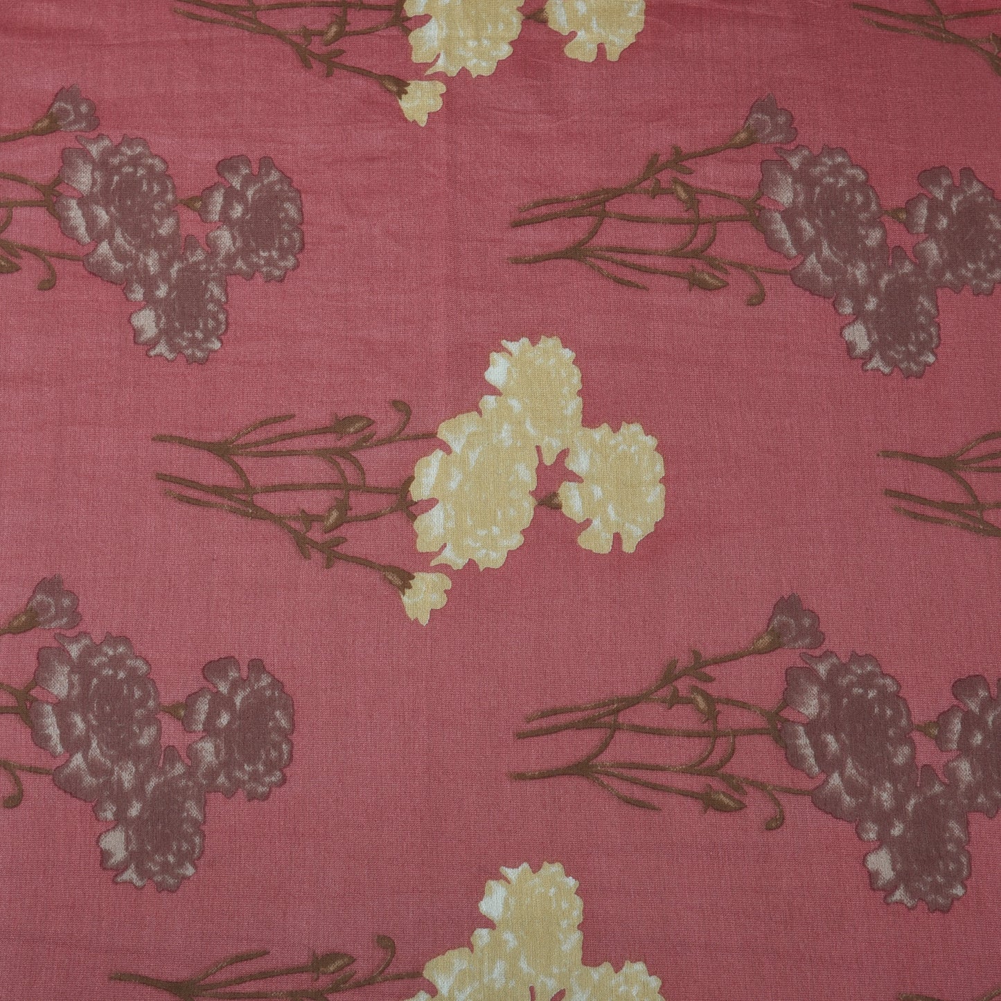 Floral Chanderi Print Fabric