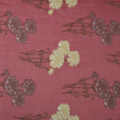 Floral Chanderi Print Fabric