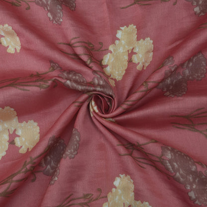 Floral Chanderi Print Fabric
