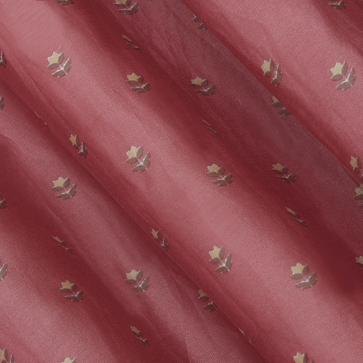 Floral Chanderi Print Fabric