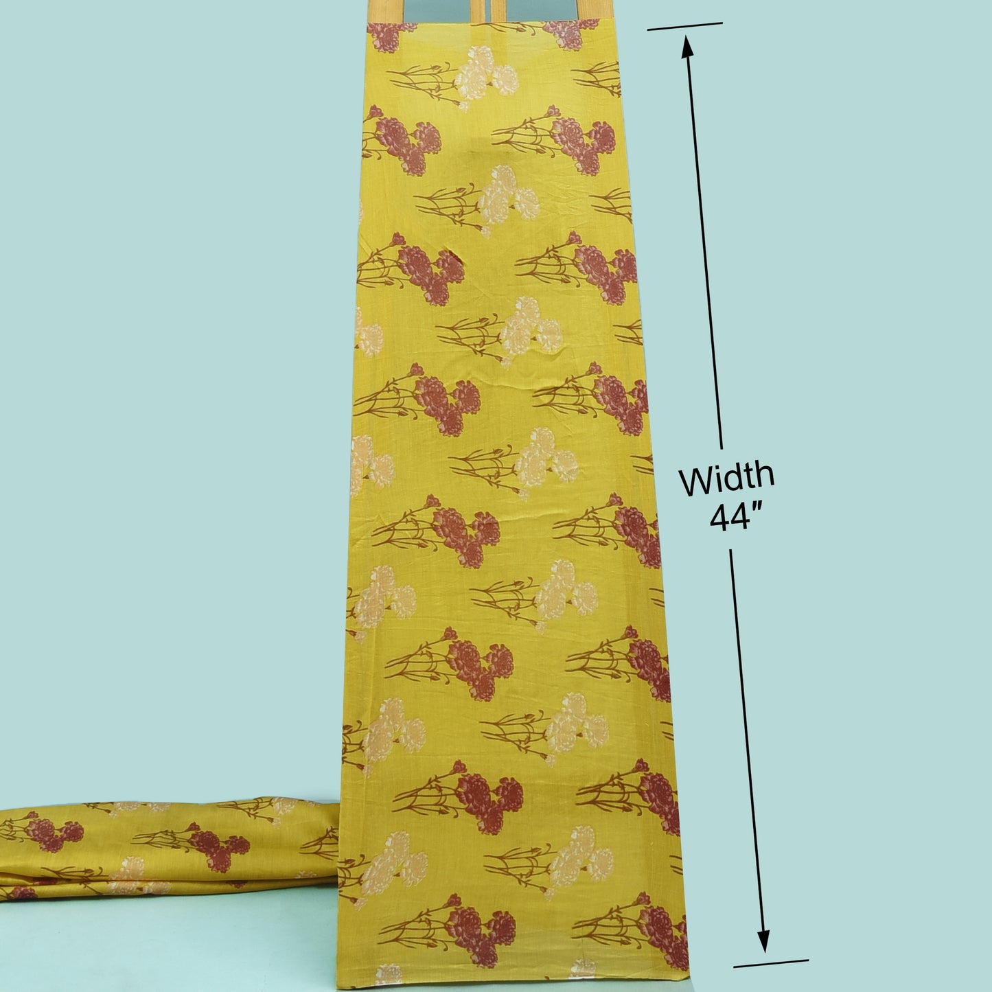 Floral Chanderi Print Fabric