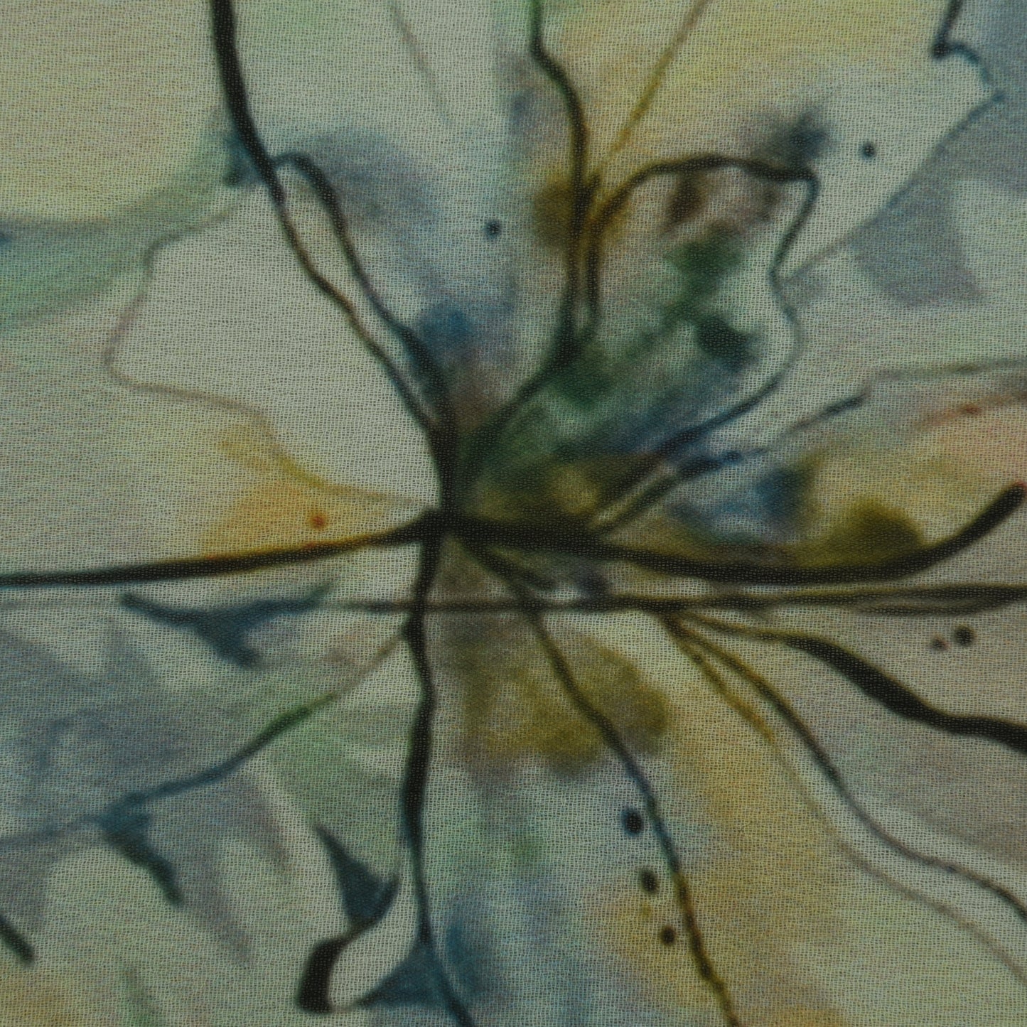 Multicolor Georgette Print Fabric