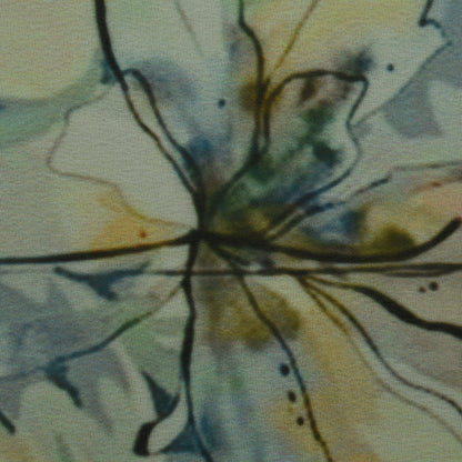 Multicolor Georgette Print Fabric