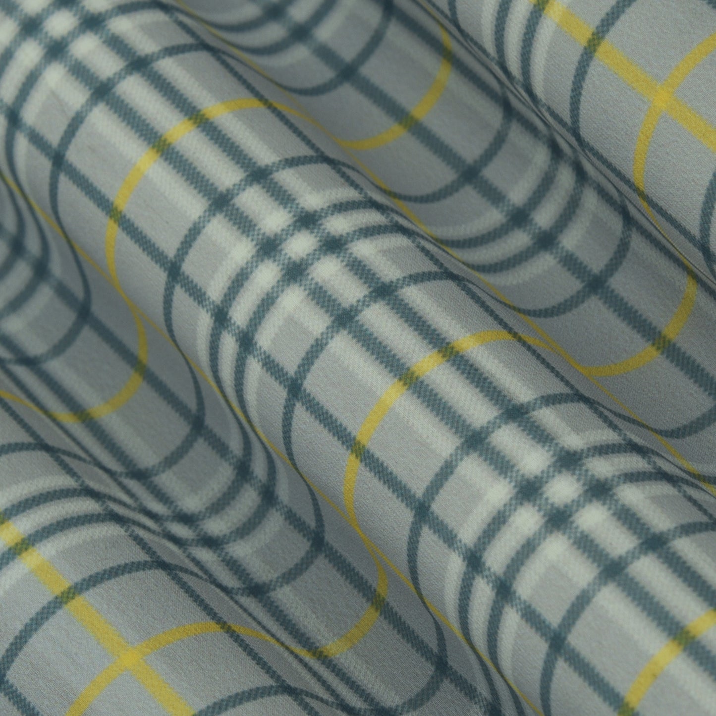 Multicolor Georgette Print Fabric