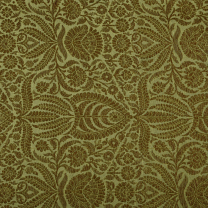 Pista Green Color Pure Brocade Fabric