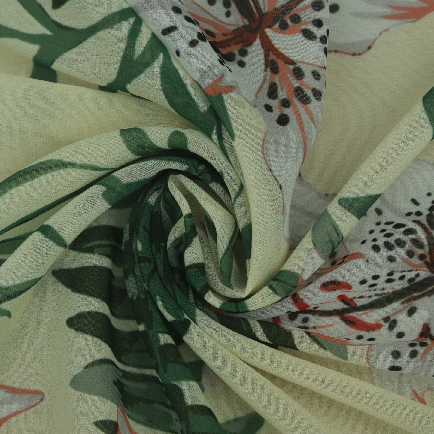 Multicolor Georgette Print Fabric