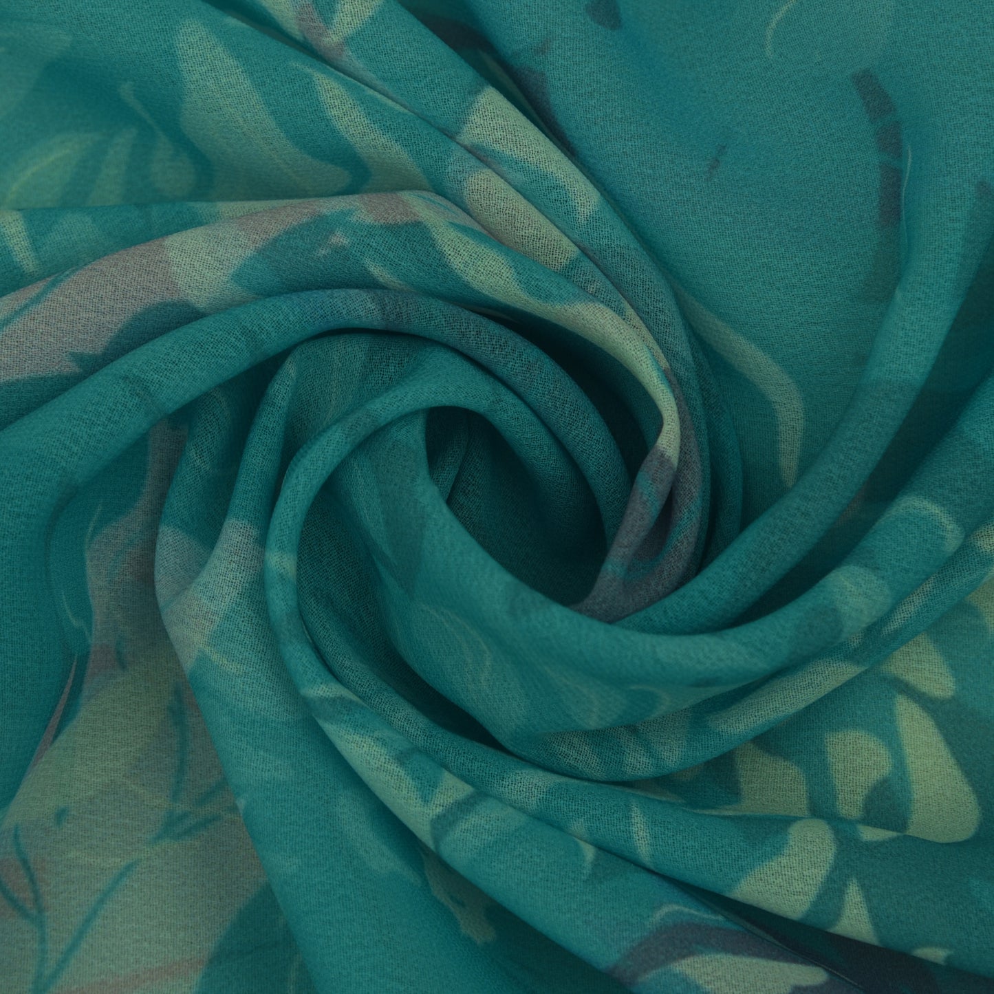 Multicolor Georgette Print Fabric