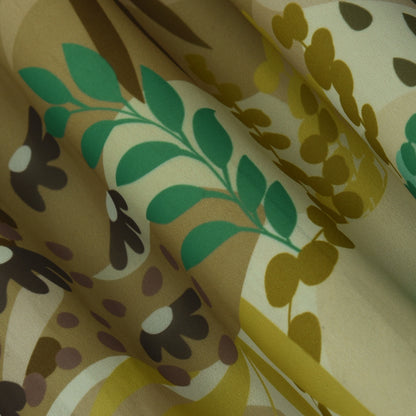 Multicolor Georgette Print Fabric