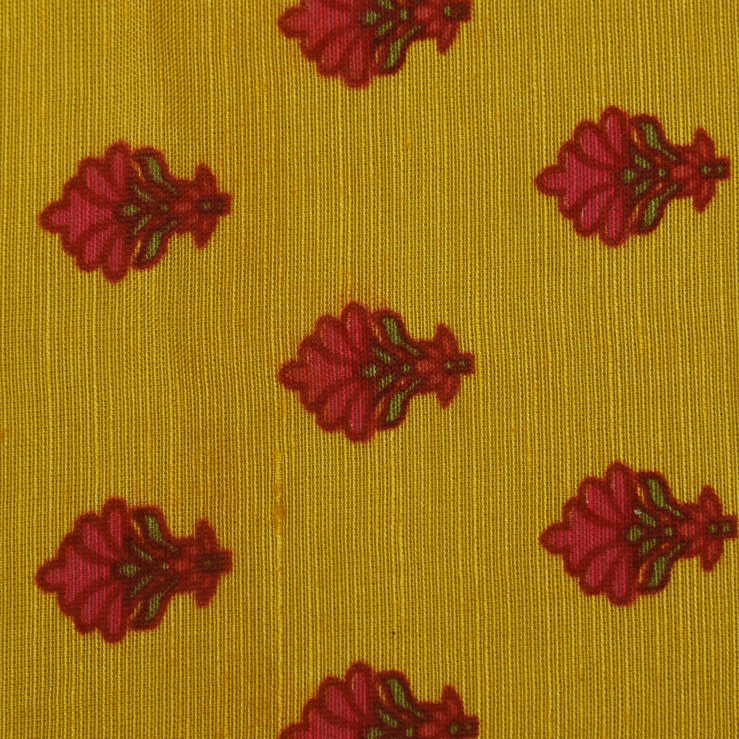 Floral Linen Print Fabric