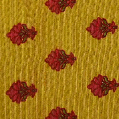 Floral Linen Print Fabric