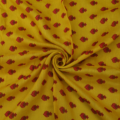 Floral Linen Print Fabric