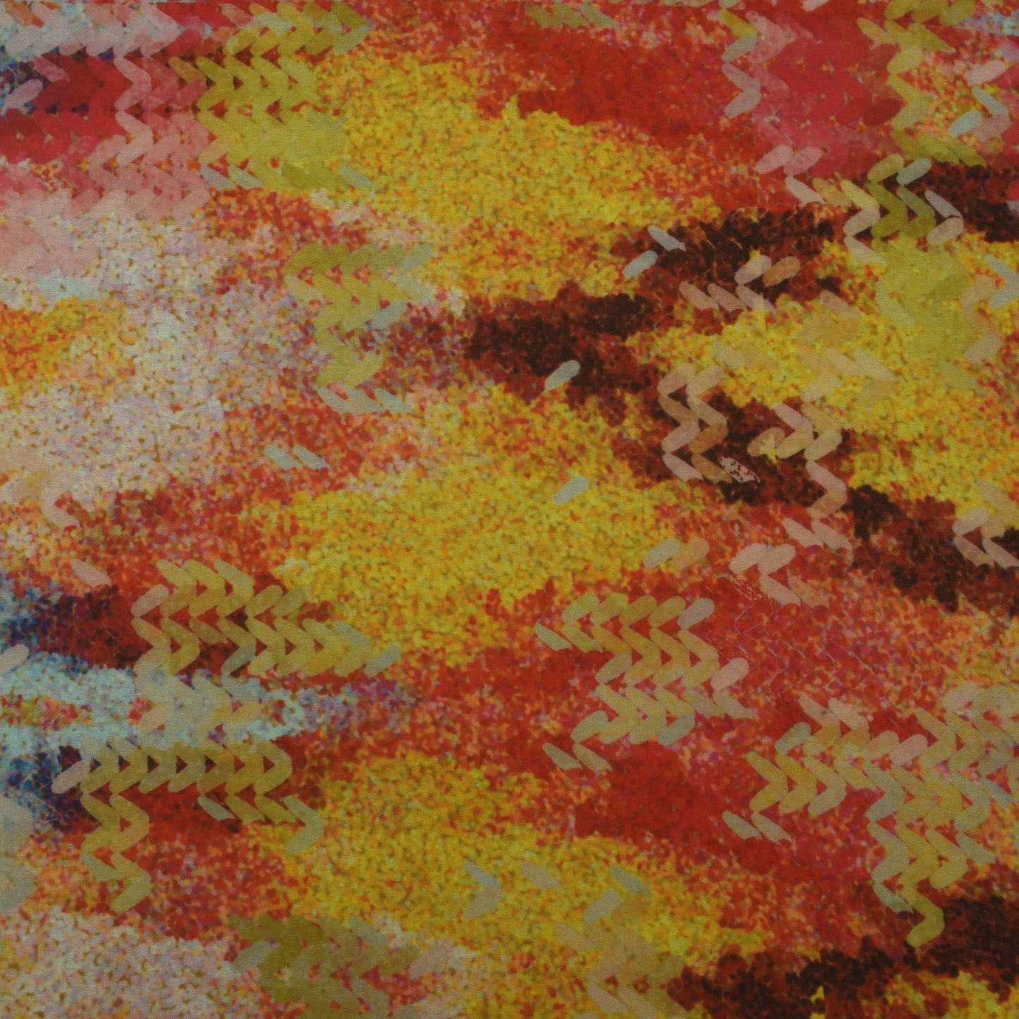 Multicolor Georgette Print Fabric