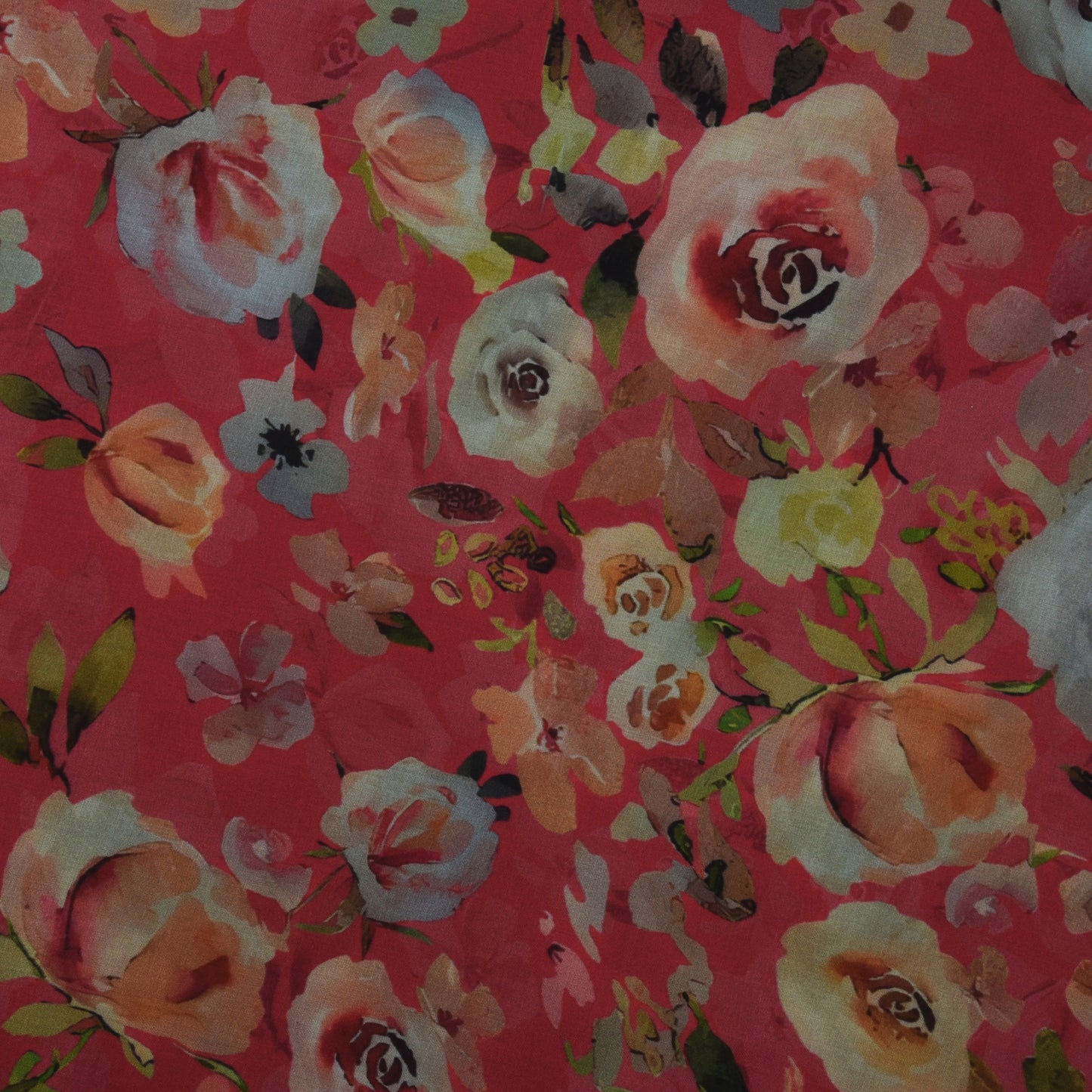 Multicolor Cotton Digital Print Fabric