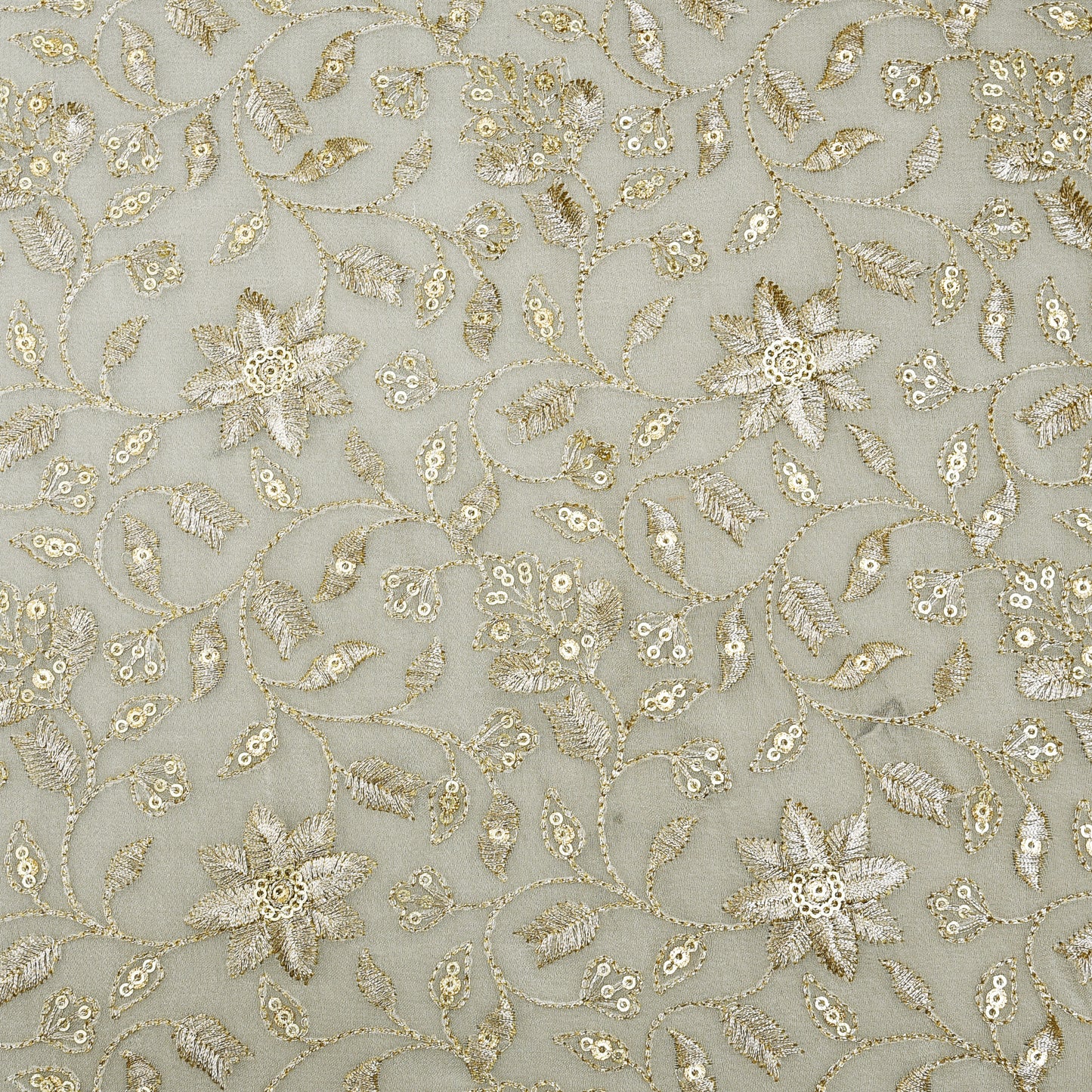Dyeable Georgette Embroidery Fabric