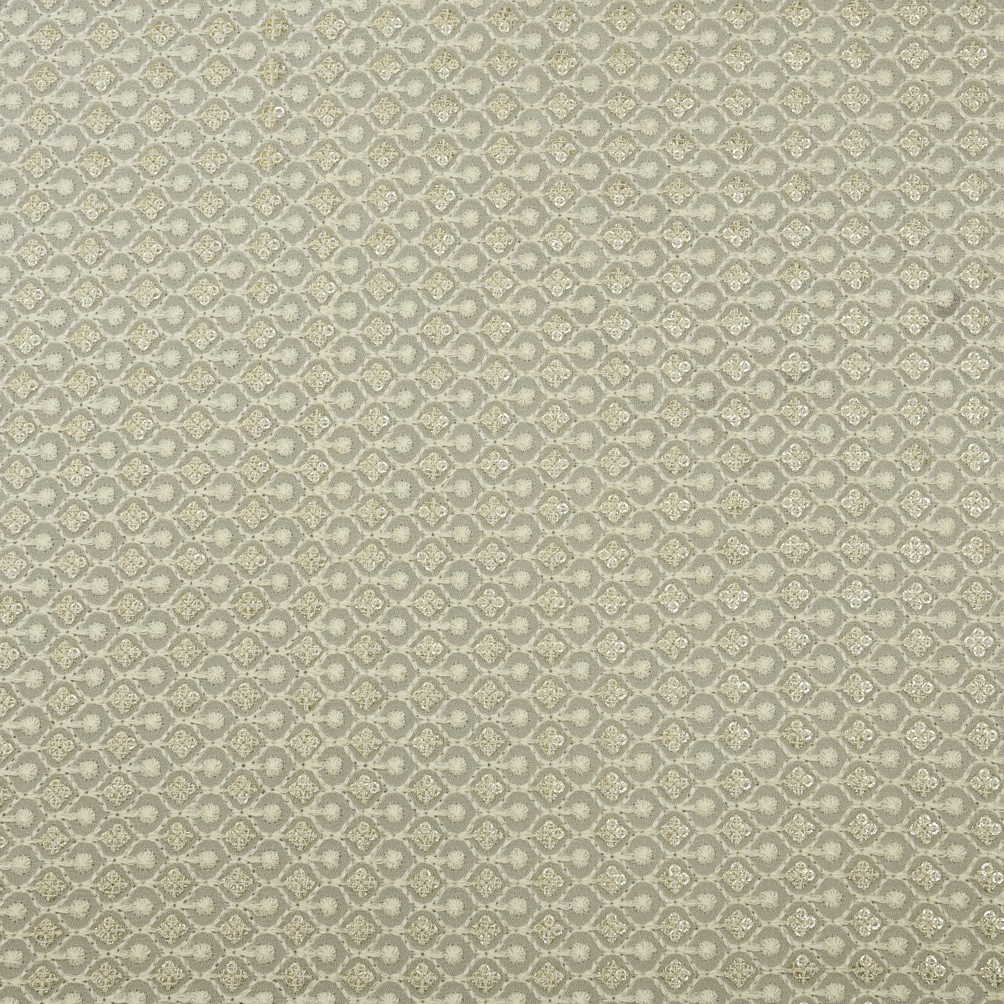 Dyeable Georgette Embroidery Fabric