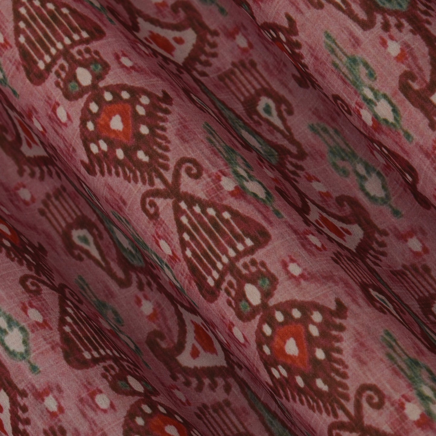 Multicolor Georgette Print Fabric