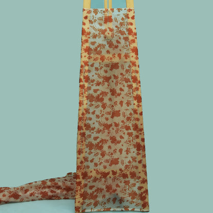 Multicolor Satin Organza Print Fabric