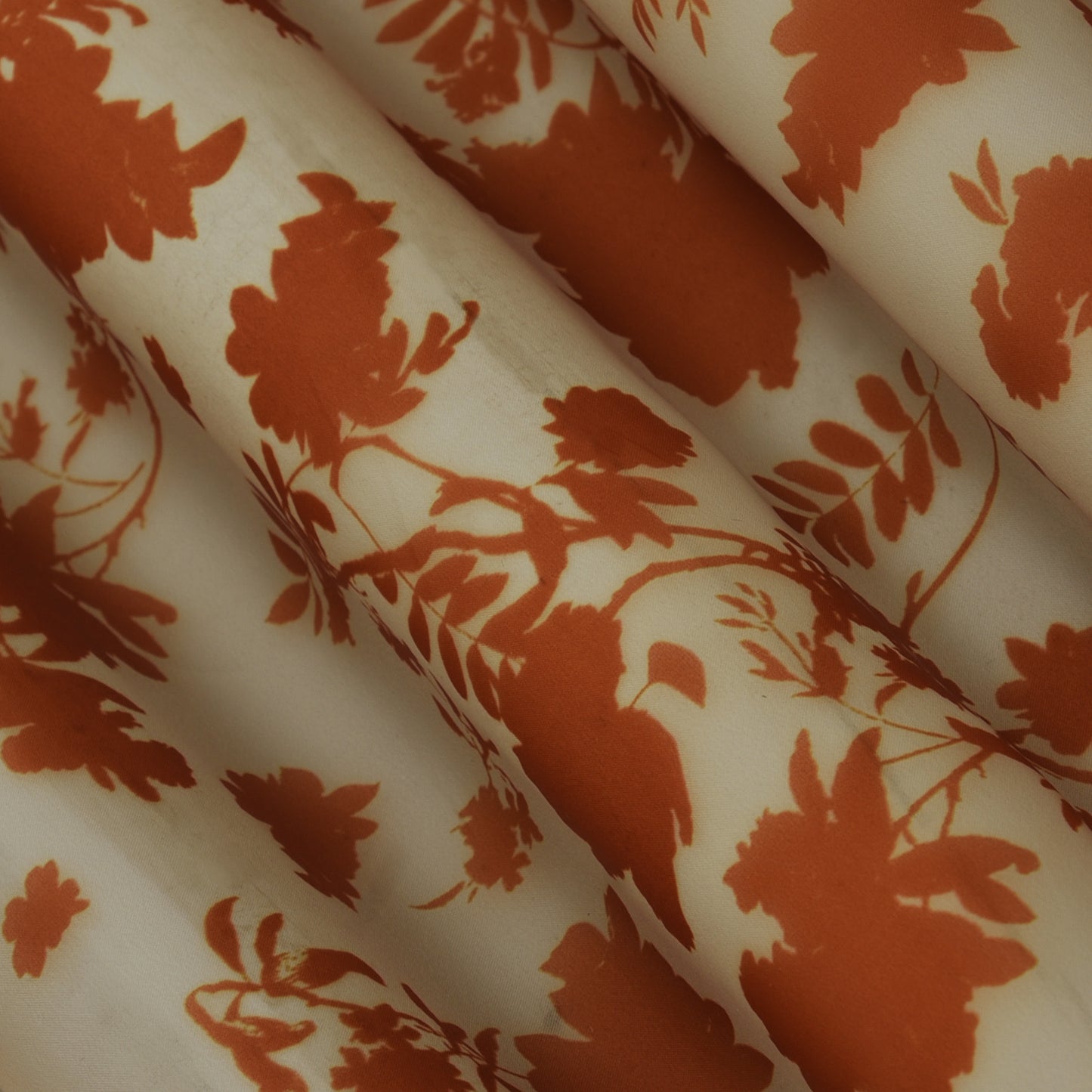 Multicolor Satin Organza Print Fabric