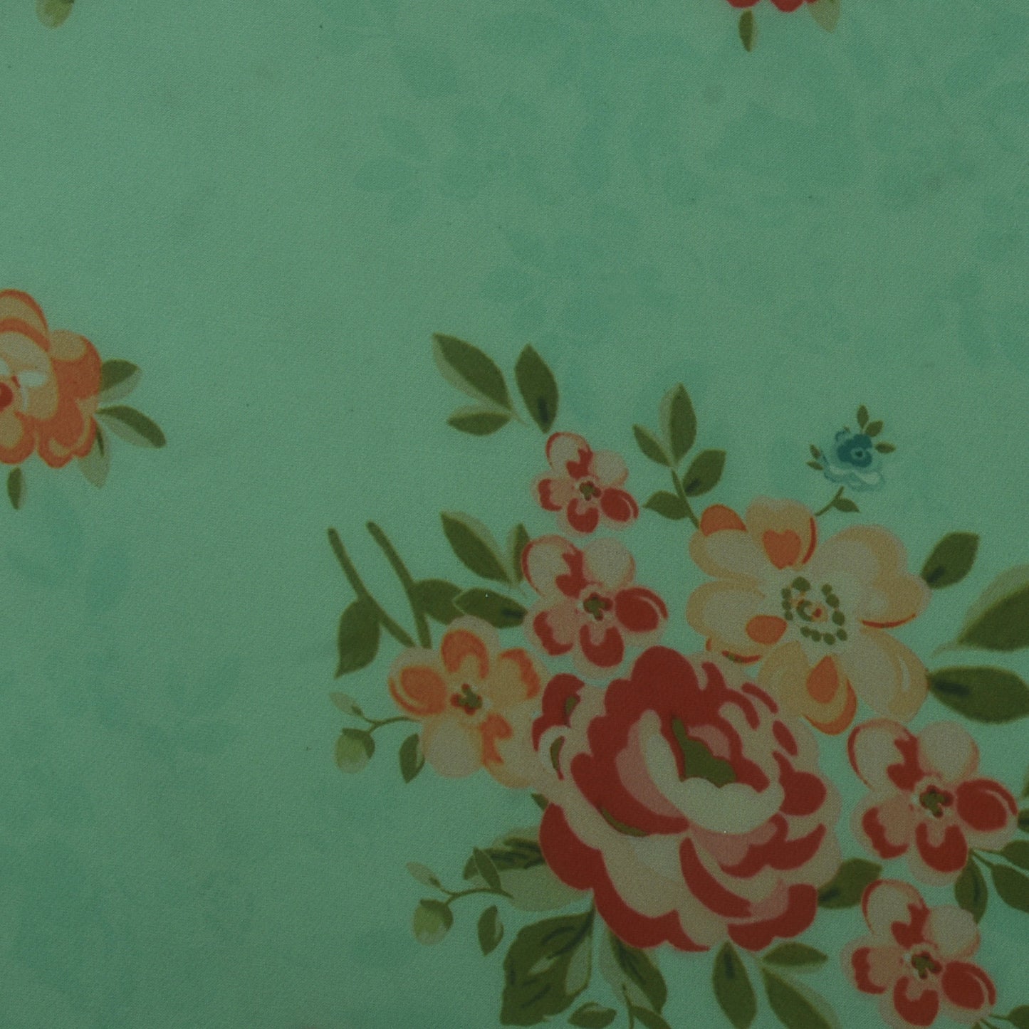 Multicolor Organza Print Fabric