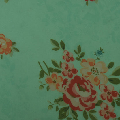 Multicolor Organza Print Fabric