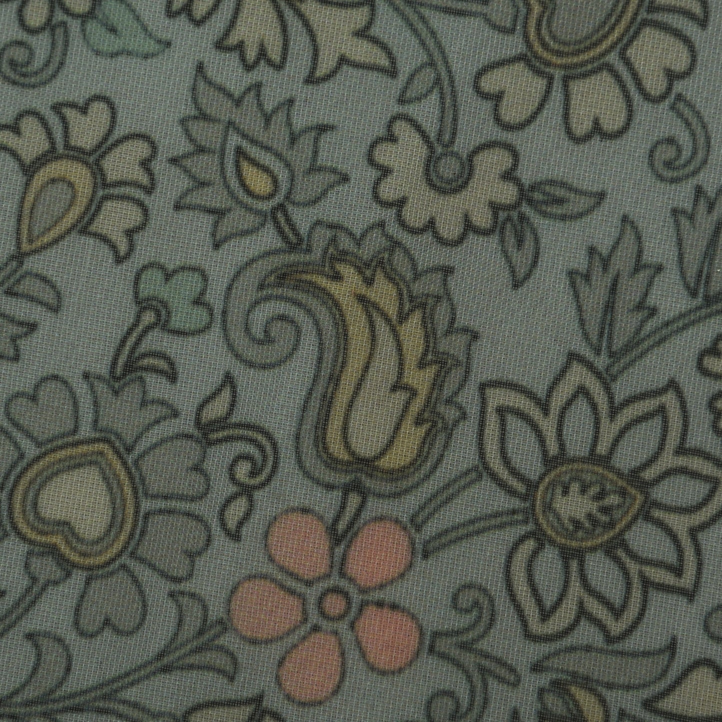 Multicolor Organza Print Fabric