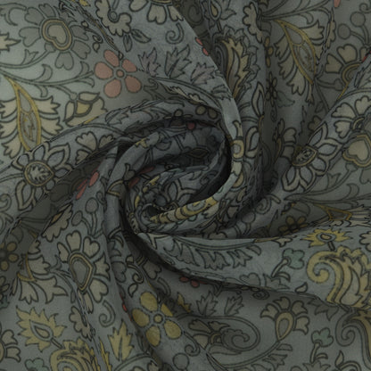 Multicolor Organza Print Fabric