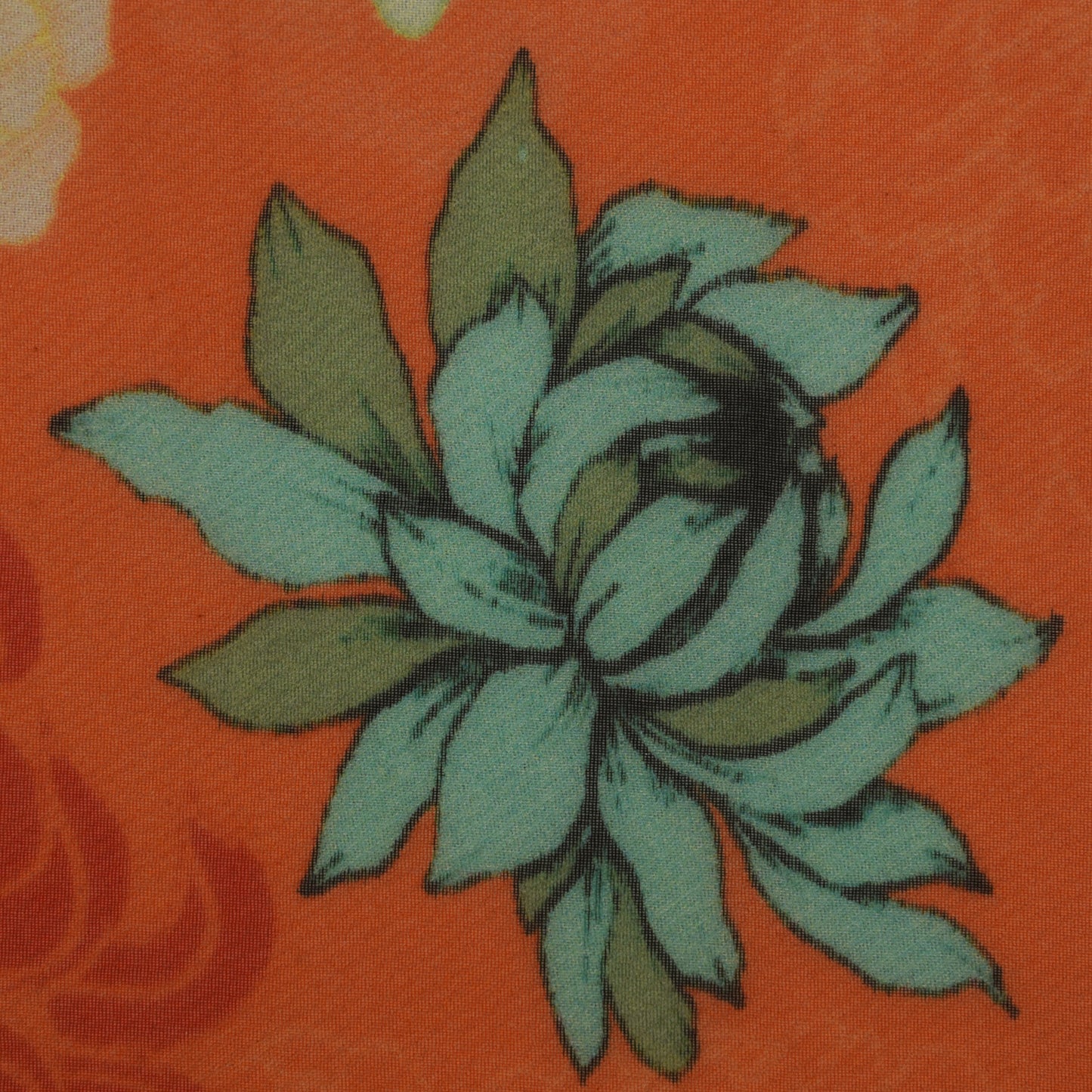 Multicolor Organza Print Fabric