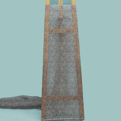 Multicolor Organza Print Fabric