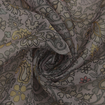 Multicolor Organza Print Fabric