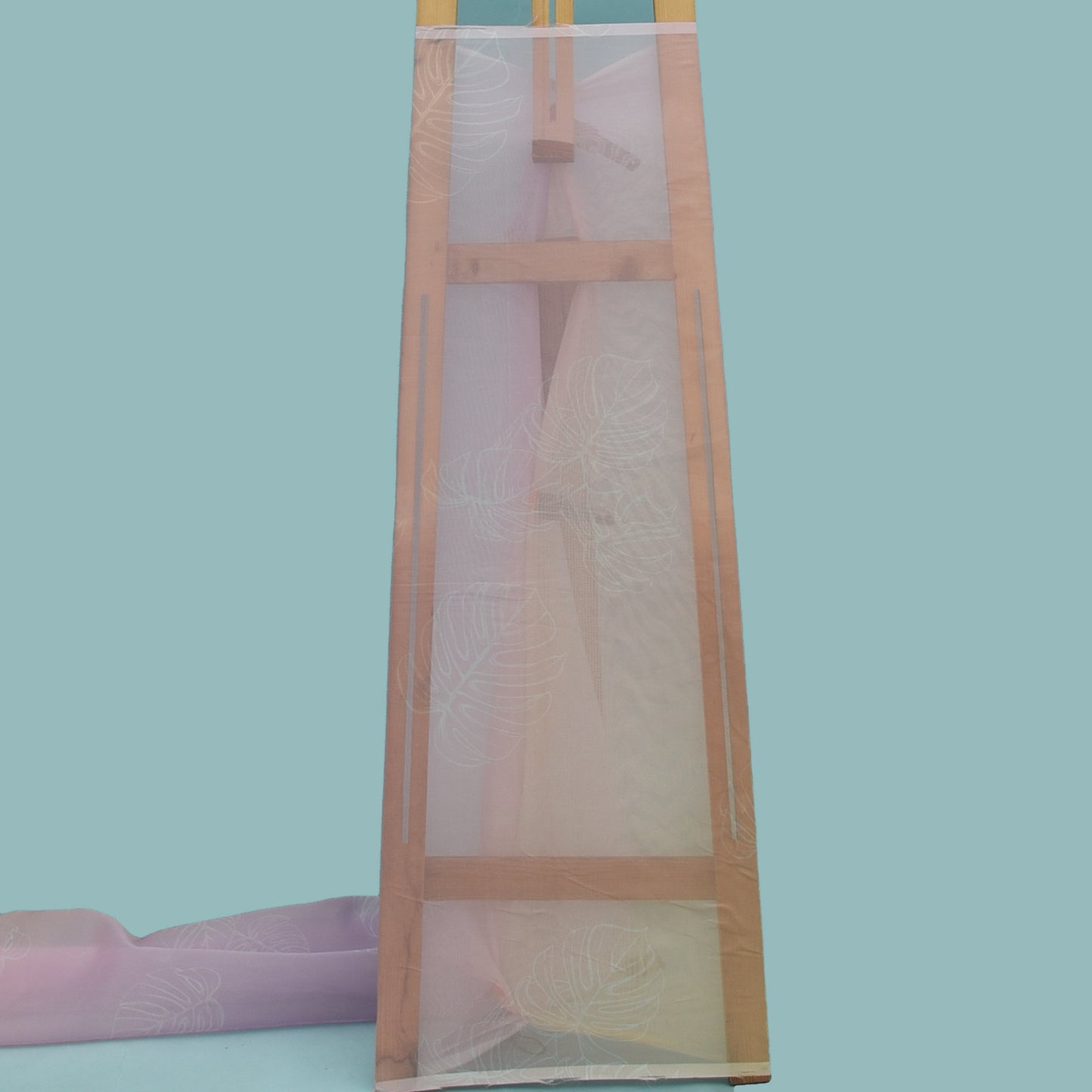 Multicolor Organza Print Fabric