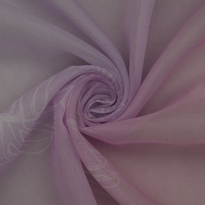 Multicolor Organza Print Fabric