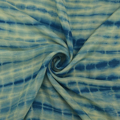 Crepe Shibori Print Fabric