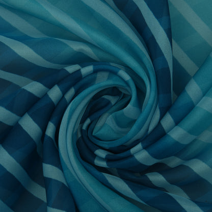 Multicolor Organza Print Fabric