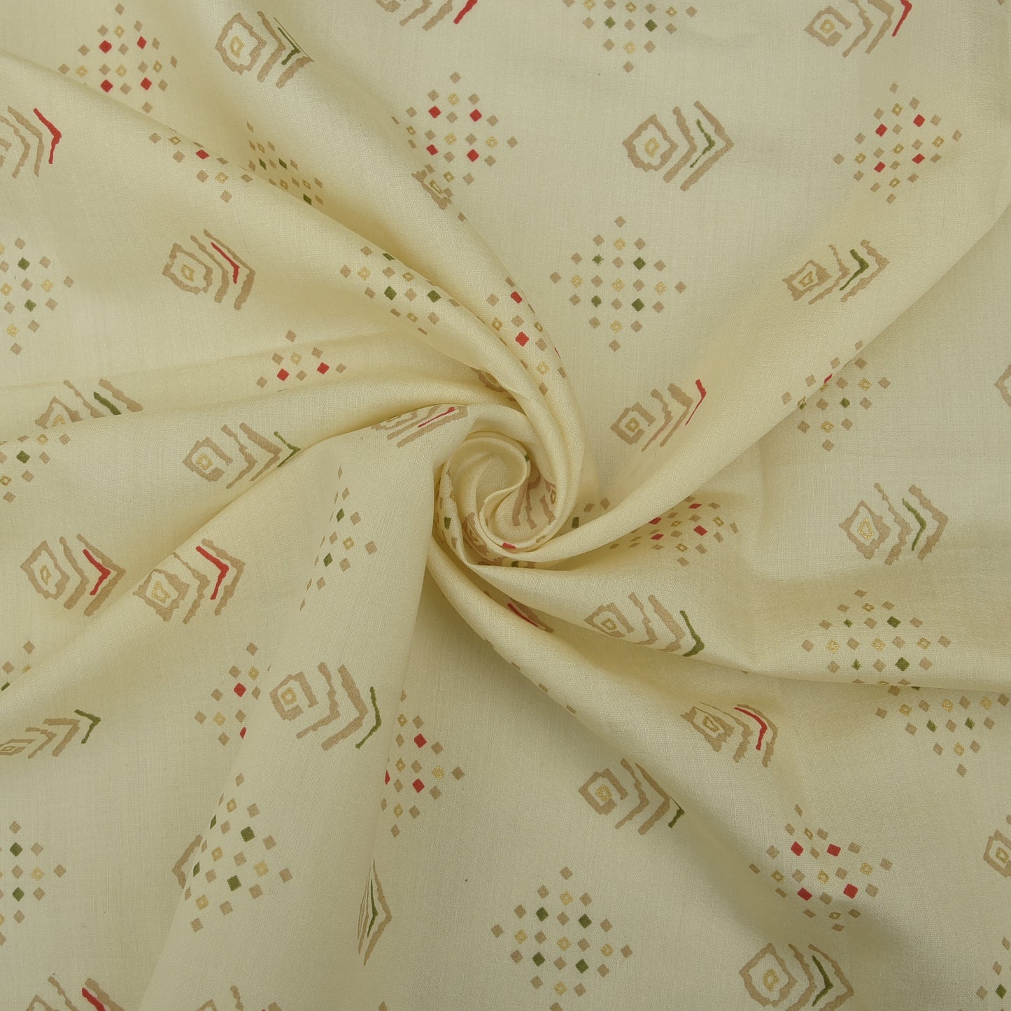 Chanderi Foil Print Fabric