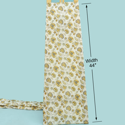 Chanderi Foil Print Fabric