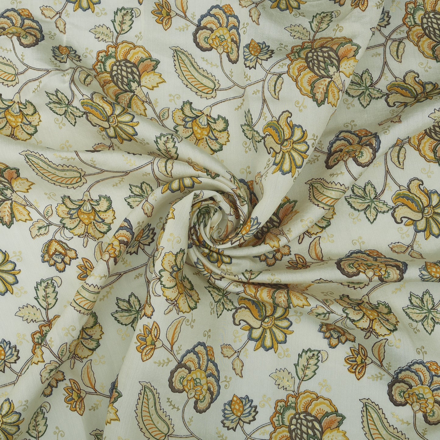 Chanderi Foil Print Fabric
