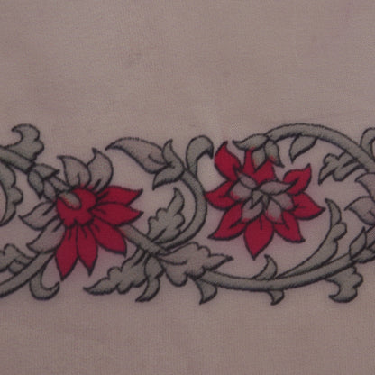 Multicolor Satin Organza Print Fabric