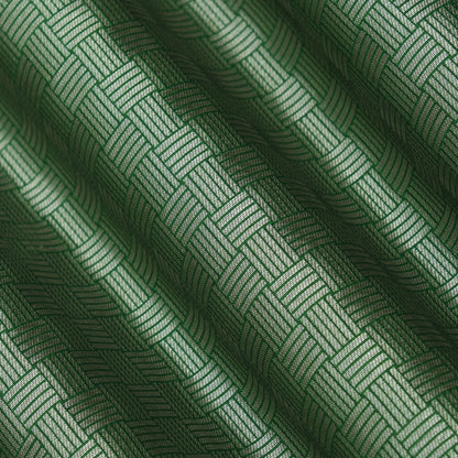 Green Color Brocade Fabric