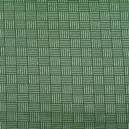 Green Color Brocade Fabric